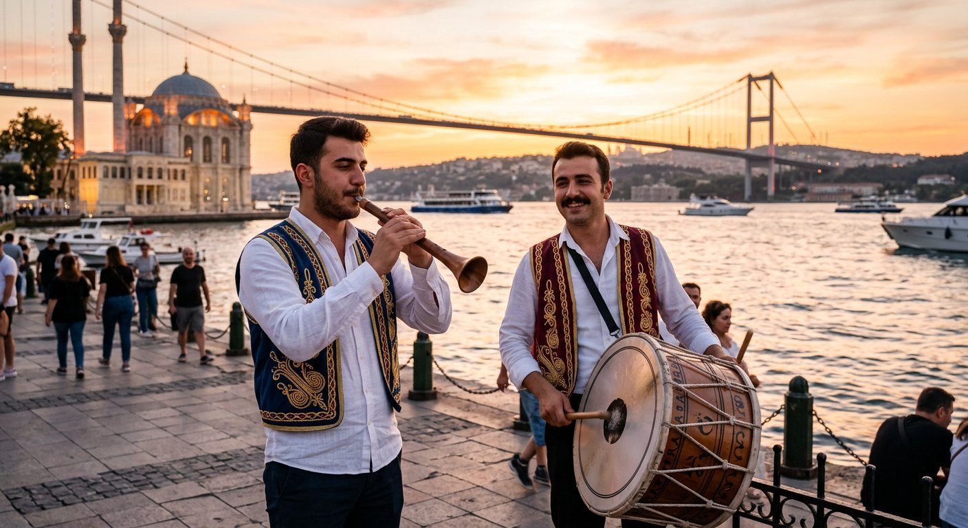 Davul zurna gösterisi