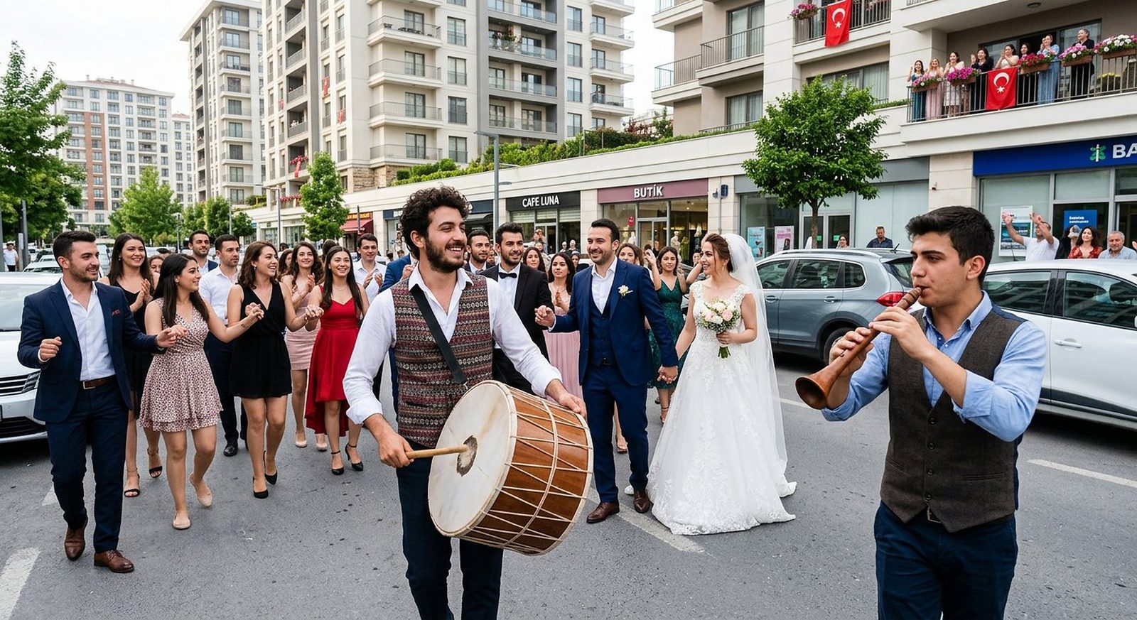 Düğün Konvoyu Davul Zurna Konum paylaşımı ve ulaşım